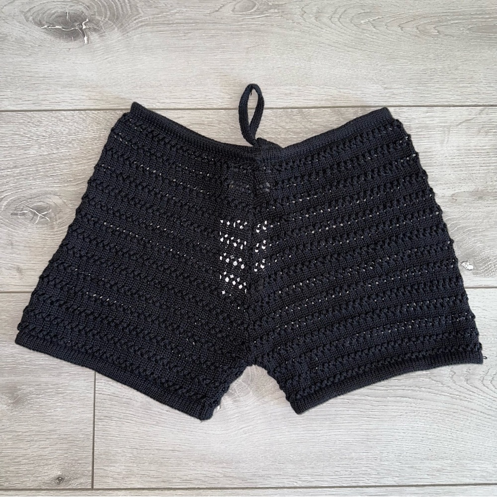 NWT VERESA Official Veresaid Boram Short Pants Knit Shorts Black Resortw… - Picture 7 of 8